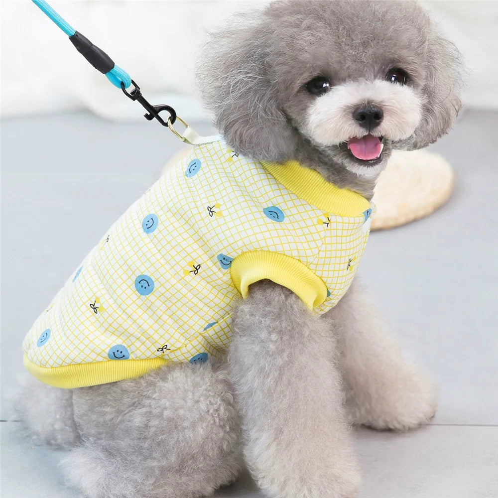 Pet Cats Dog Clothes Winter Warm Down Jacket For Small Dogs Cotton Chihuahua Hooded Clothes Dog Windproof Clothing Coat Apparel