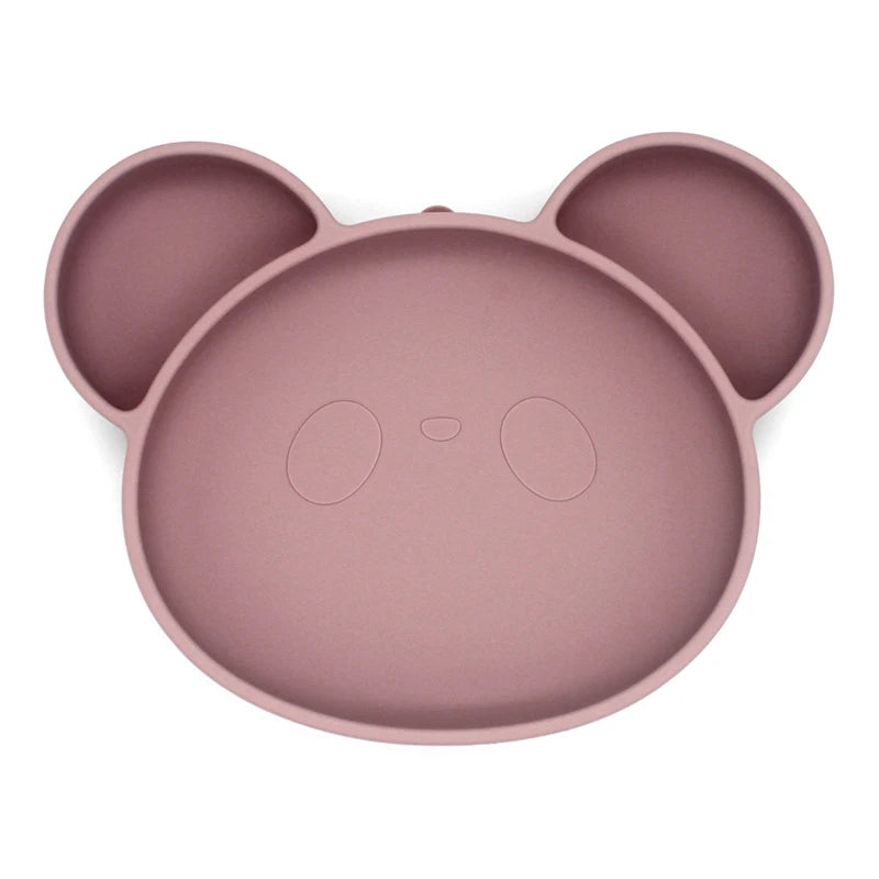 1PC Baby Silicone Dishes Dining Bowls Pumpkin Shape Feeding BPA Free Tableware Cartoon Plates Children Baby Feeding Dinner Bowl