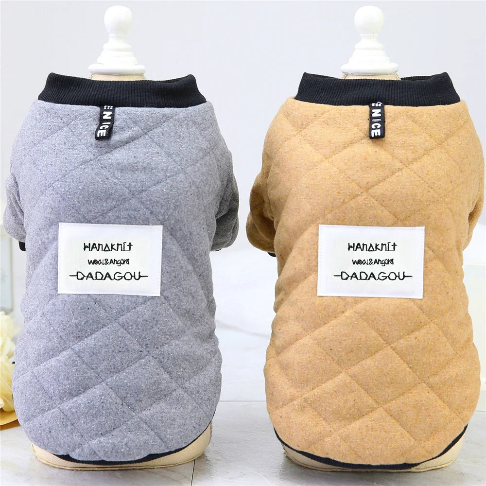 Pet Cats Dog Clothes Winter Warm Down Jacket For Small Dogs Cotton Chihuahua Hooded Clothes Dog Windproof Clothing Coat Apparel