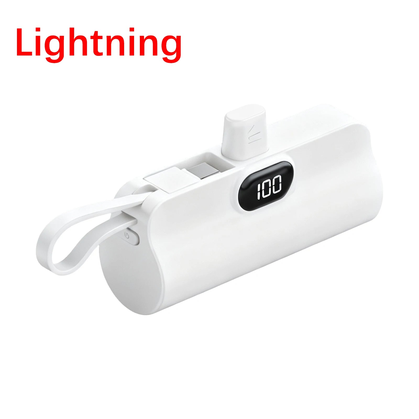 Pocket-sized Mini Power Bank Compact External Battery Portable Charger 5000mAh Spare Battery for iPhone Samsung Xiaomi