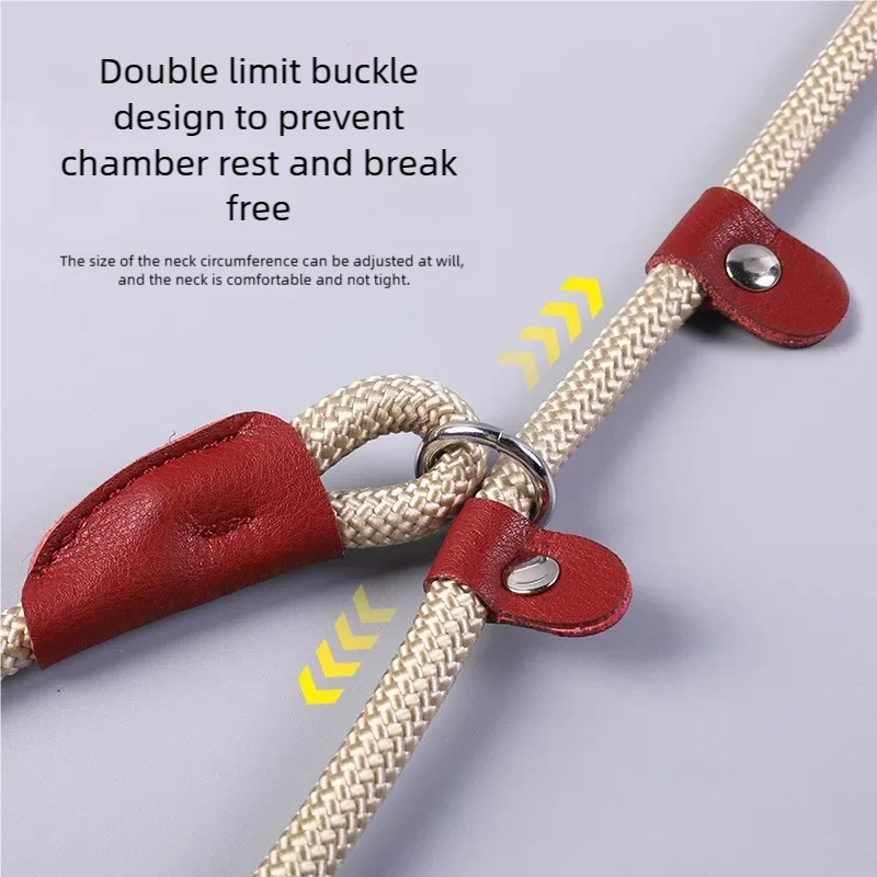 Quality Pet Dog Leash Rope Nylon Adjustable Training Lead Pet Dog Leash Dog Strap Rope Traction Dog Harness Collar Lead