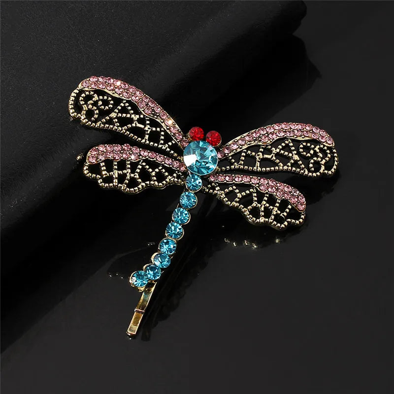 Horror Movie Coraline Cartoon Dragonfly Hairpin Hair Clips Barrettes For Women Fashion Metal Jewelry Gift