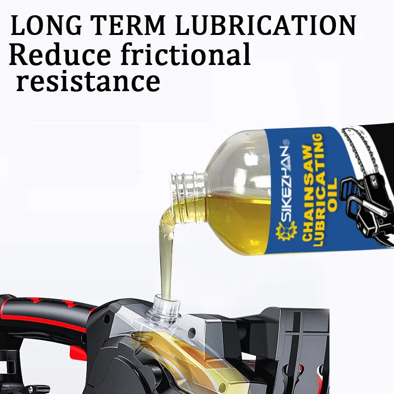 Chainsaw Lubricating Oil – Professional Chain Lubricant for Chainsaws, Deep Lubrication to Reduce Noise and Prevent Rust