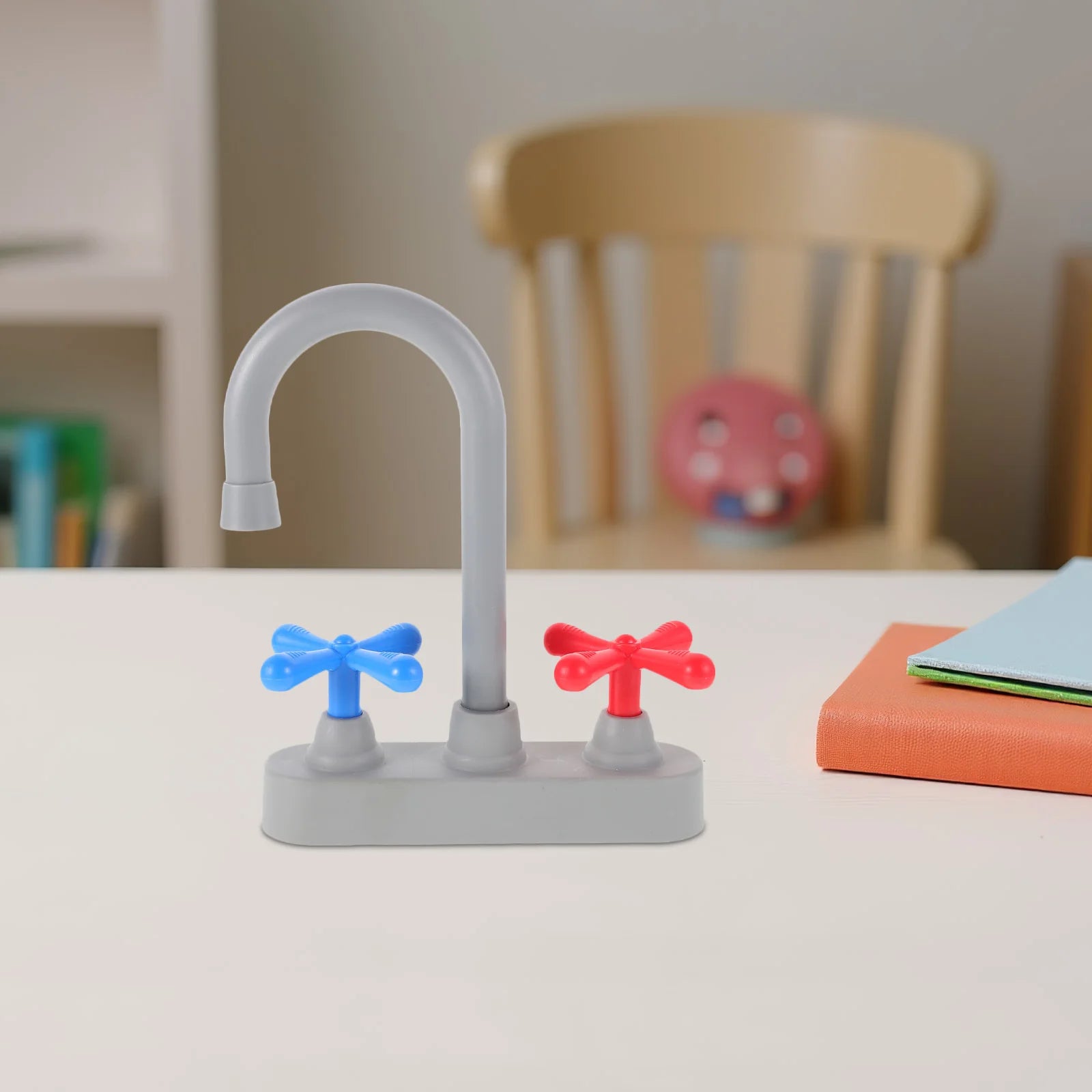 Realistic Kitchen For Kids Safe Portable Pretend Play Sink Accessories High Simulation Design Children'S Kitchen Faucet Set