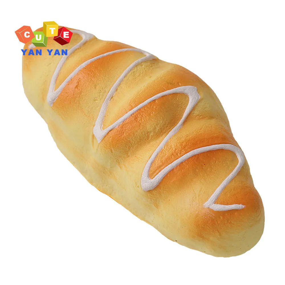 1pcs Artificial Simulation Bread Fake Food Model French Baguette Toast Cake Bakery Kids Play Kitchen Toys Boy Girl Pretend Baker