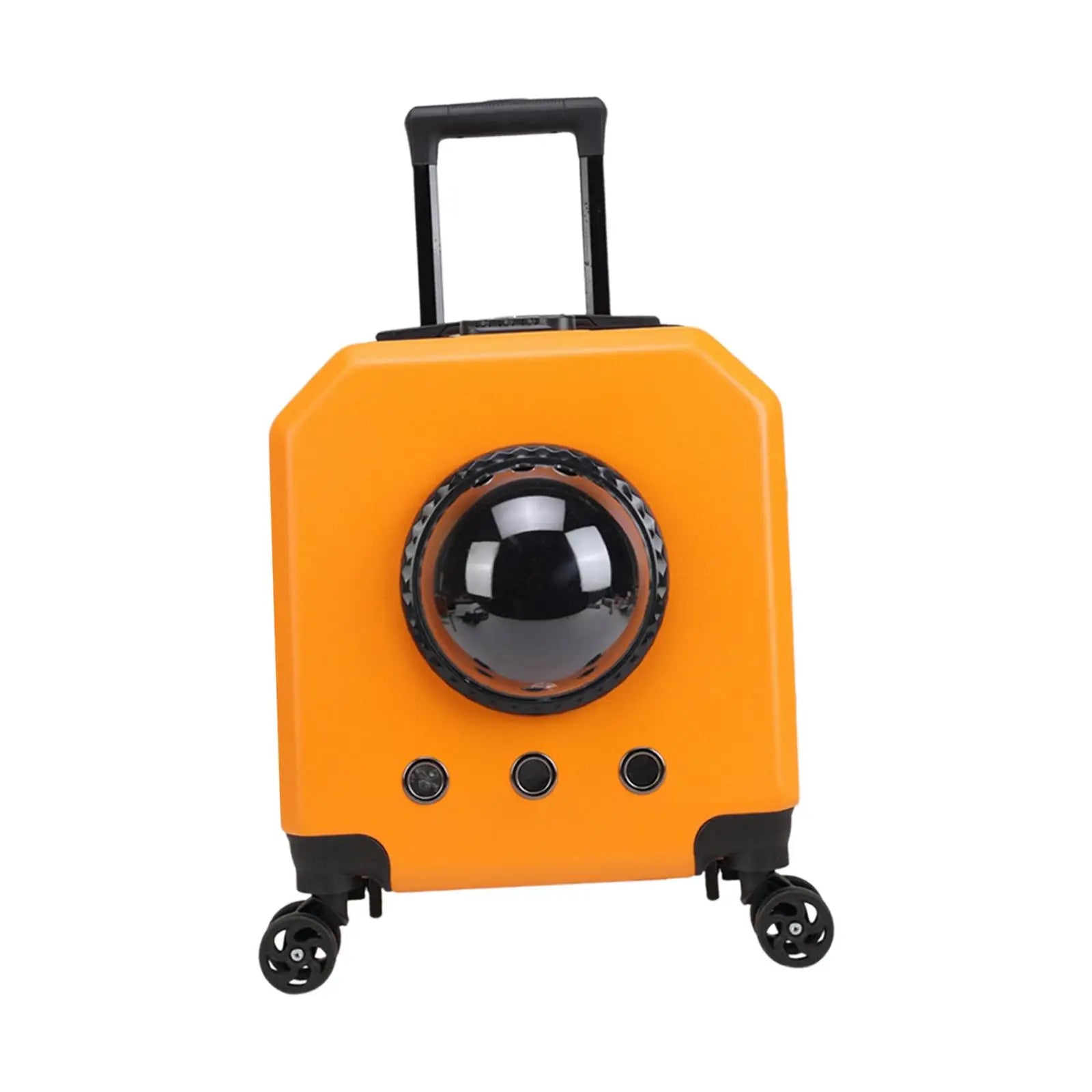 Pet Travel Carrier with Wheel Portable Cat Trolley Case for Camping Outdoor