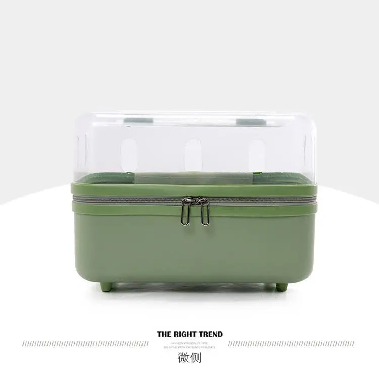 Transparent Pet Stroller Double-layer Rolling Cat Carrier Space Capsule Dog Travel Case Backpack for Cat Ventilated Pet Supplies