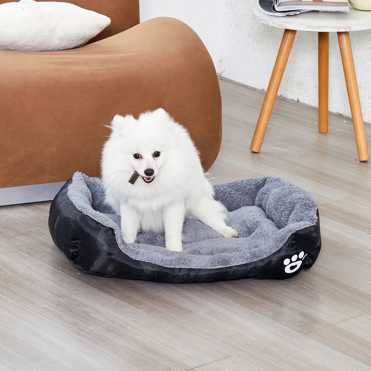 Washable Warm Cat Kennel Soft Large Cat Sofa Square Dog Mattress Cushion Soft Medium Dog Bed Warm Cat House Supplies