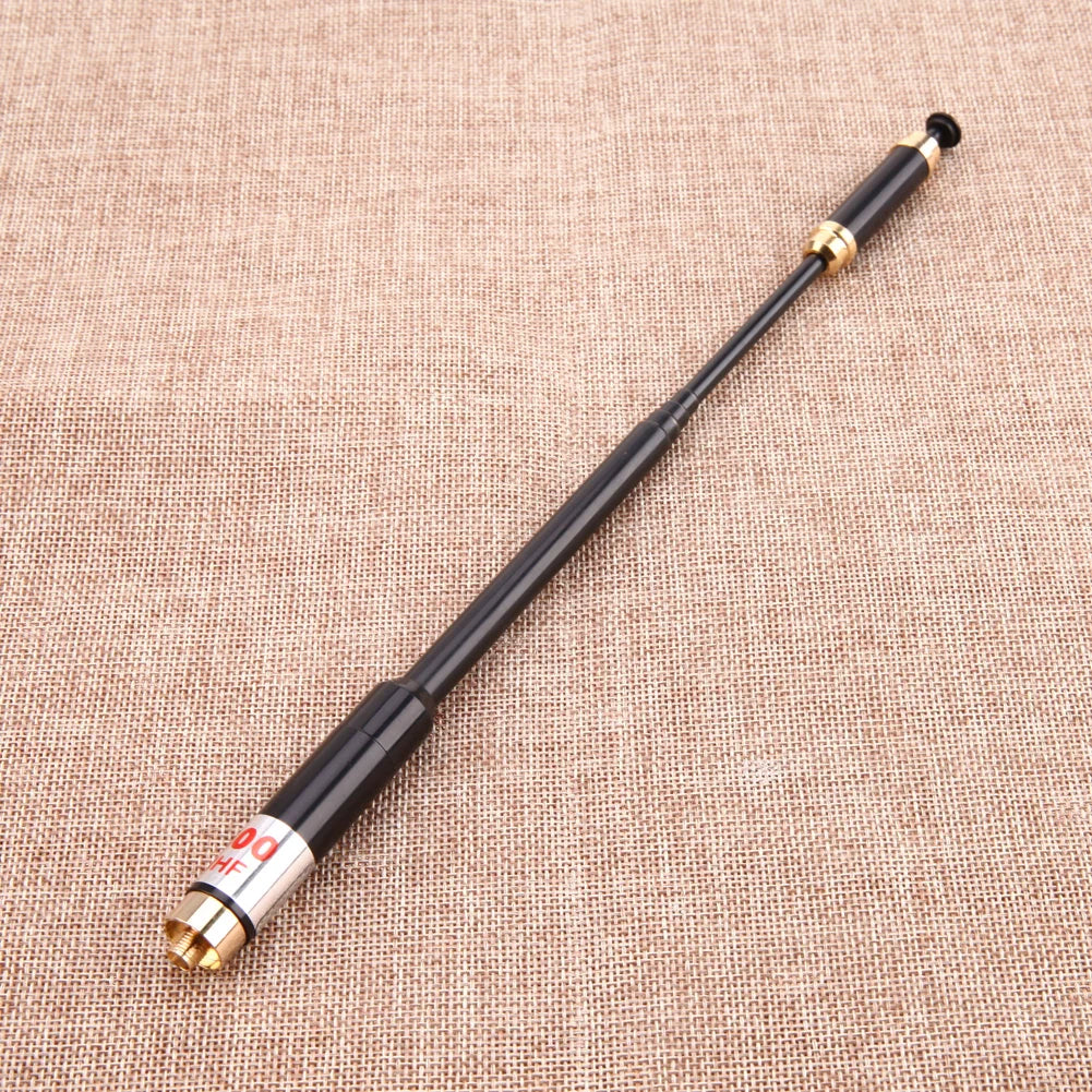 SMA Female Antenna Portable Dual Band Telescopic Antenna Walkie Talkie Accessories for Kenwood Baofeng FDC