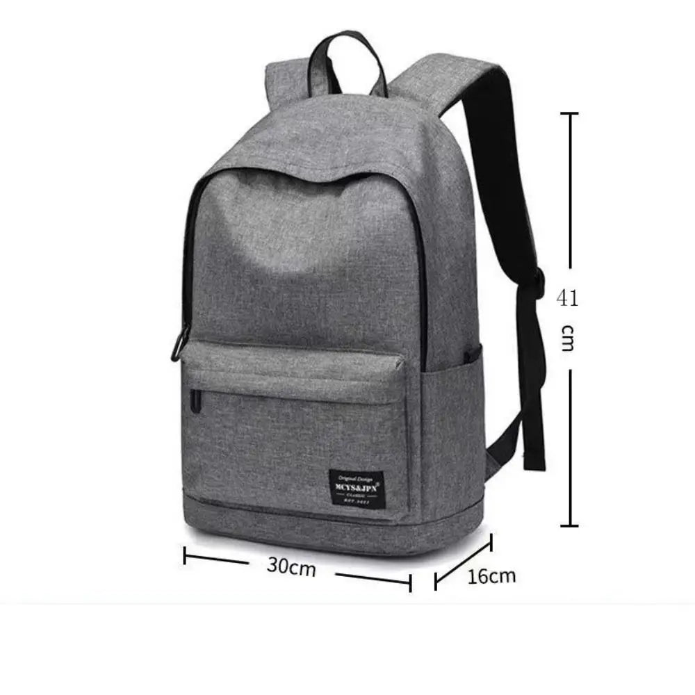 Trendy Men's Minimalist Backpack Versatile Backpack Large Capacity Student Backpack Computer Travel Bag Washable  Backpack