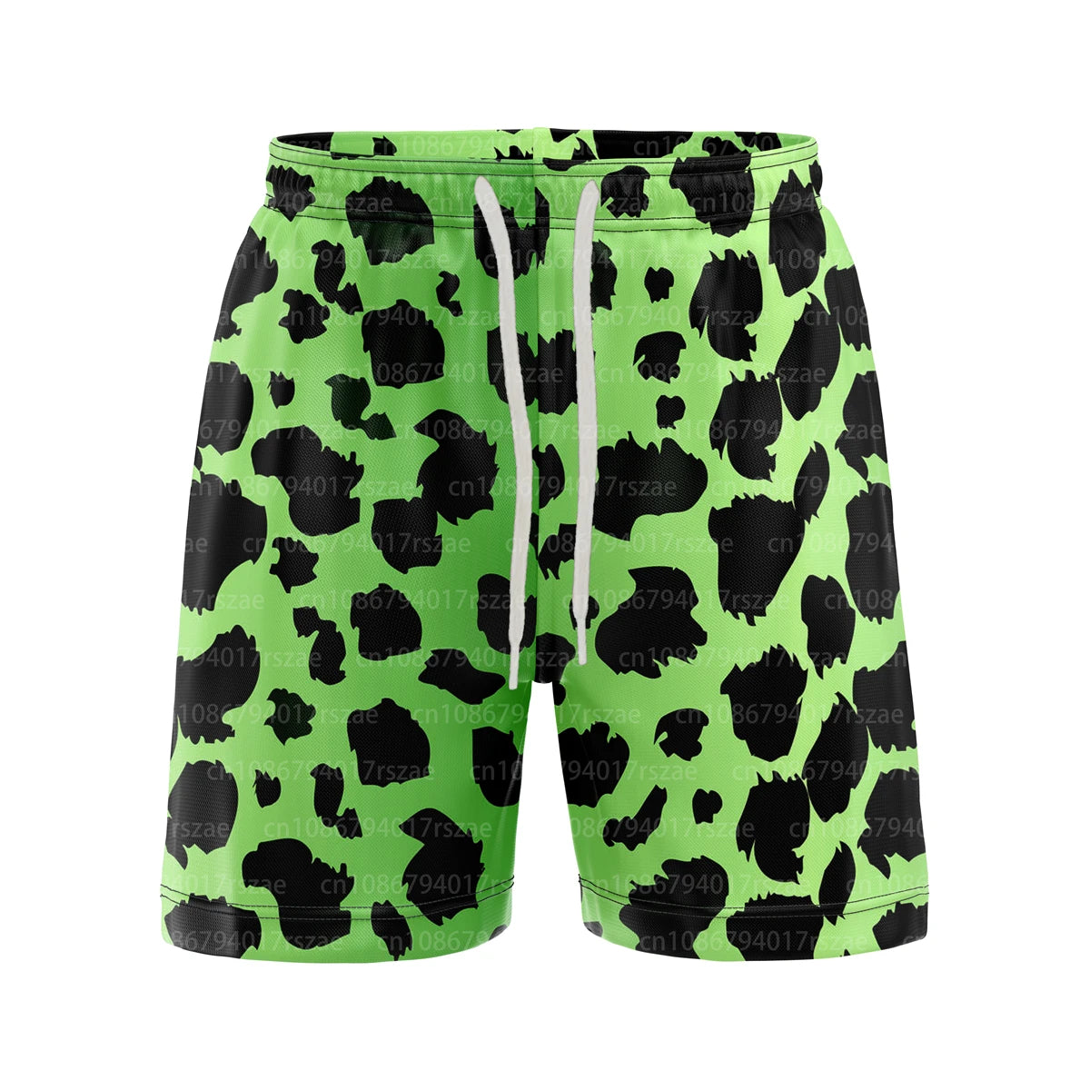 Classic Colorful Leopard Shorts Men Summer Beach Short Pants Hawaii Beach Swimming Pants Swim Trunks Women Kid Cool Ice Shorts