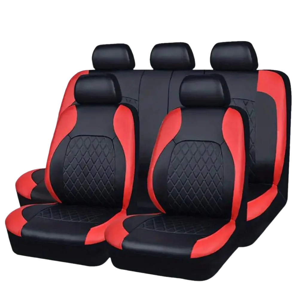 Universal Car Seat Covers PU Black Fashions Sports Seat Covers PU Car Seat Cover Universal Interior Accessories