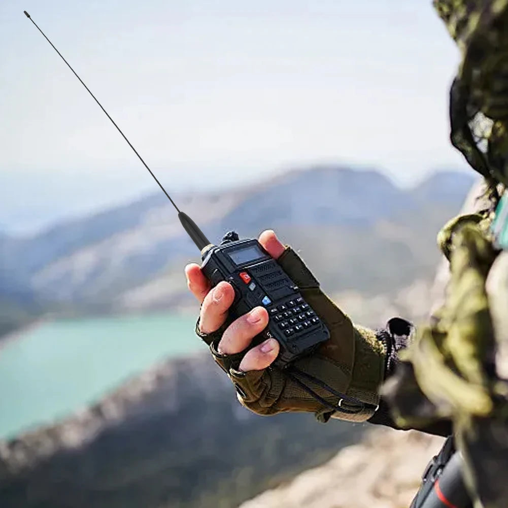 RH771S 144/430MHz Dual Band UHF VHF Portable Walkie Talkies Antenna Two Way Radio Aerial for Baofeng Kenwood Ham Two Way Radio
