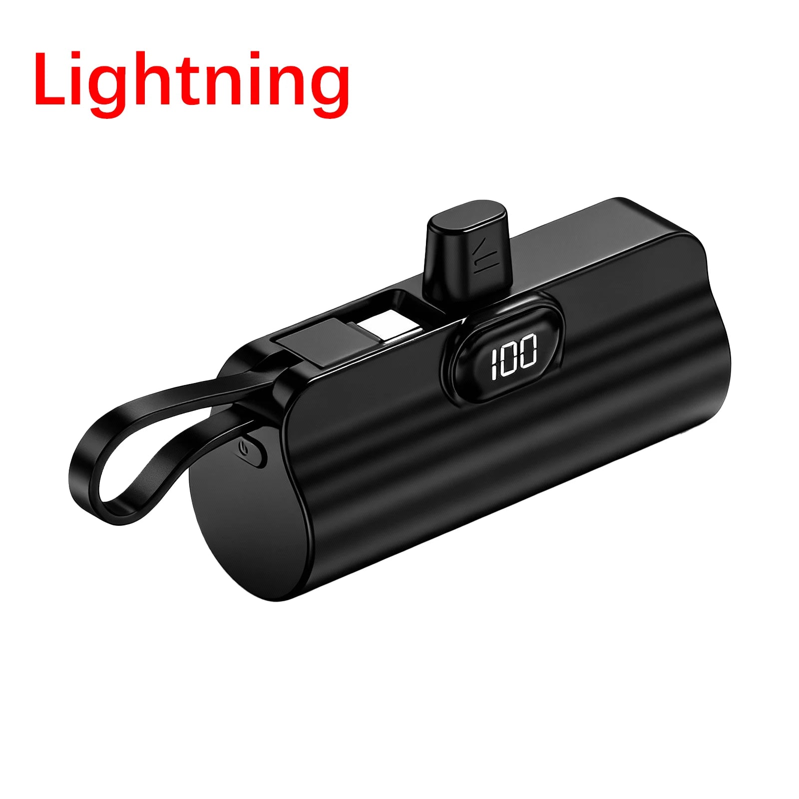 Pocket-sized Mini Power Bank Compact External Battery Portable Charger 5000mAh Spare Battery for iPhone Samsung Xiaomi