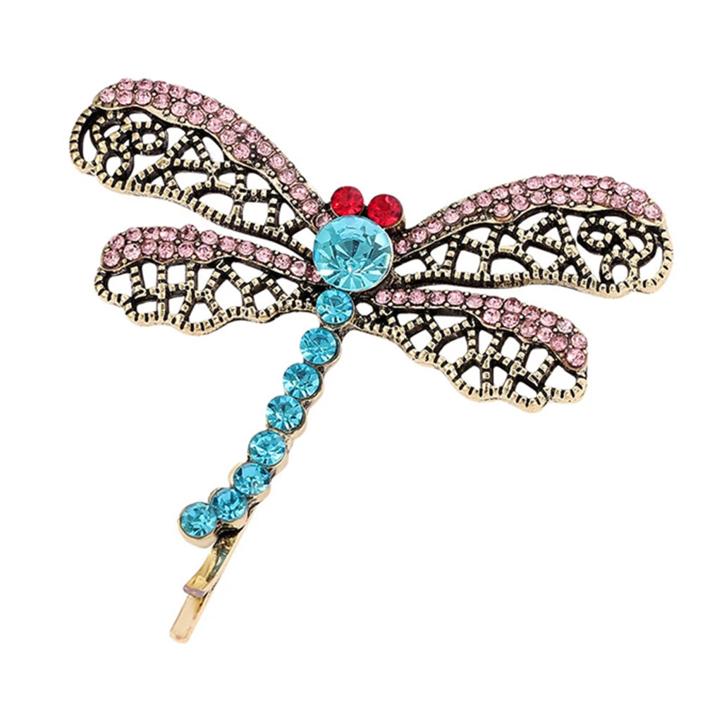 Horror Movie Coraline Cartoon Dragonfly Hairpin Hair Clips Barrettes For Women Fashion Metal Jewelry Gift