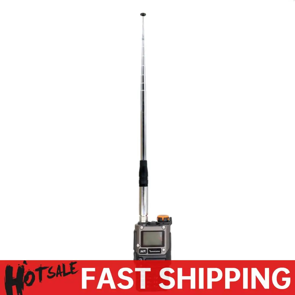 27MHz Telescopic/Rod HT Antennas SMA Female 23cm-130cm HT Amateur Antennas 2.15dB High Gain for CB Handheld/Portable Radio