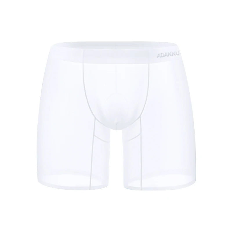 1/2/3 PCS Men's Ice Silk Boxers Transparent 0.01 Ultra-thin Fabric See Through Seamless Underwear antibacterial Boxer Shorts