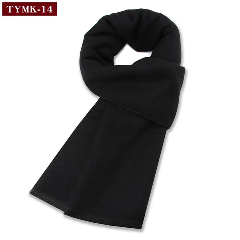Luxury Men Scarf Winter Warm Neck Scarf For Men Scarves Casual Plaid Male Long Shawl Fashion Outdoor Shawls Man Muffler Gift