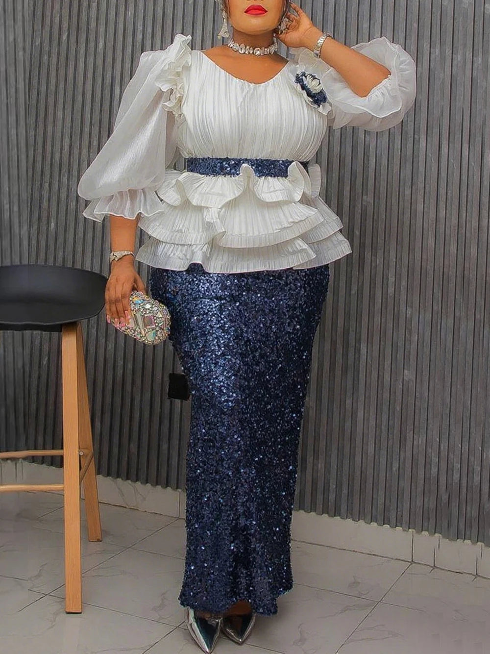 2025 Summer Party Evening Dresses Elegant Ladies Luxury Bodycon Maxi Robe Puff Sleeve Dress Africa Clothes Wedding Prom Gowns