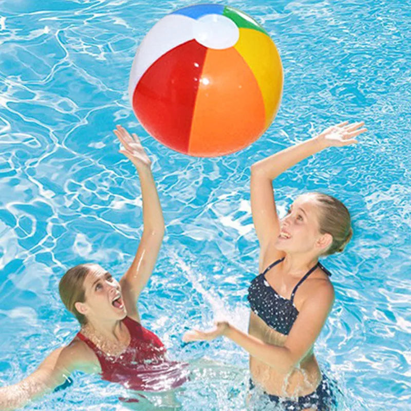 1pc 40cm Inflatable Beach Volleyball Durable Not Easily Broken Bouncy Ball Pool Party Seaside Outdoor Activities Children Camp