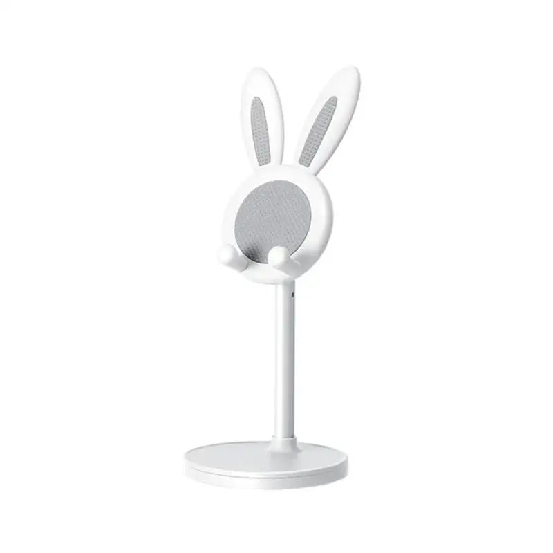 Pink Cartoon Little Rabbit Desktop Mobile Phone Stand Tablet Computer Stand Adjustable Telescopic Lift Student Lazy Person Stand