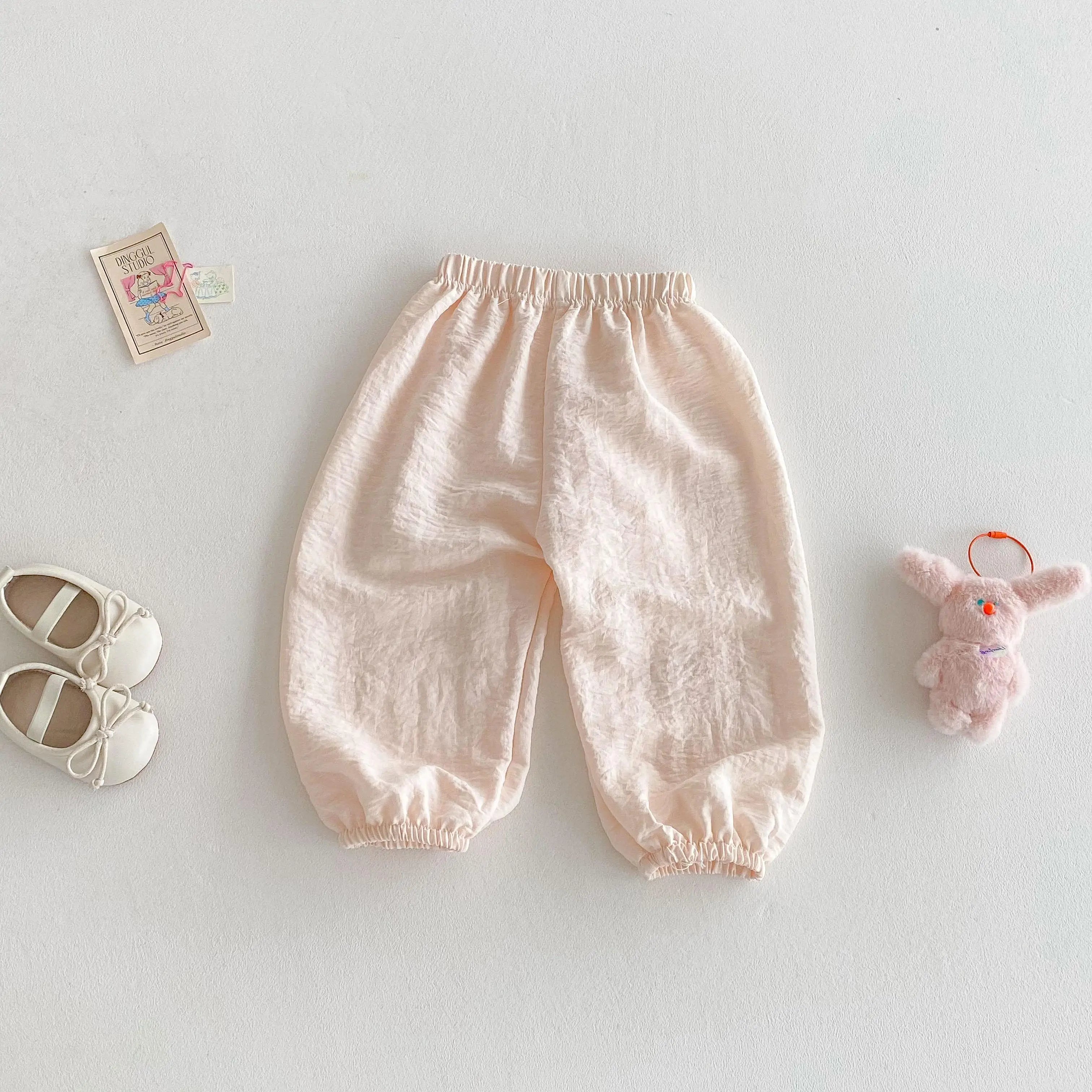 Outdoor Toddler Girls Summer Fashion Thin Loose Full Length Pants New Designer Printing Trousers Baby Unisex Cute Harem Pants