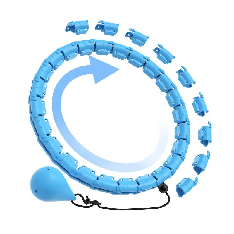 Smart Fitness Hoop Adults Weight Loss Massage Sport Hoops 24 Detachable Links 360° Non Dropping Plus Size