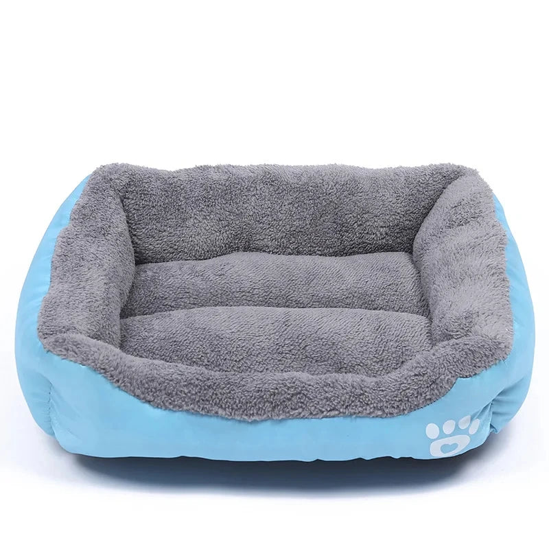 Washable Warm Cat Kennel Soft Large Cat Sofa Square Dog Mattress Cushion Soft Medium Dog Bed Warm Cat House Supplies