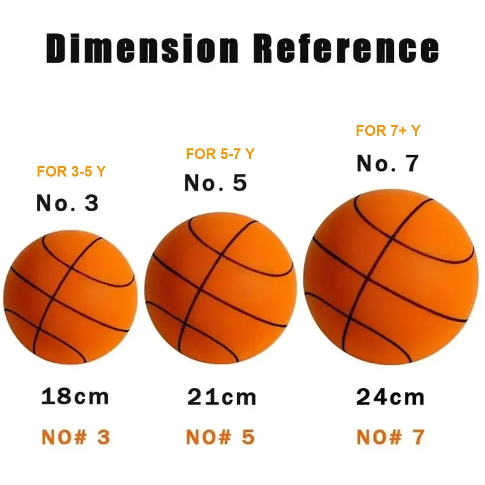 Silent Foam Basketball Size 3/5/7 Indoor Mute Training Ball with Noise-Free Bounce Fast Shipping Boy and Girl Birthday Gift