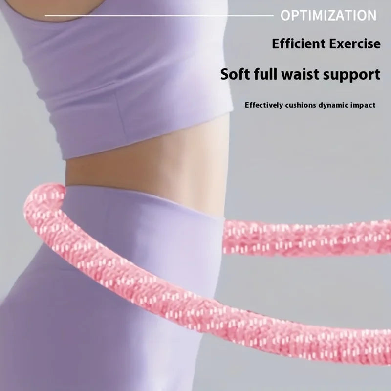 Spring soft silent hula hoop, full coverage without hurting waist, new fitness trend, abdominal sweating, strengthen the abdomen