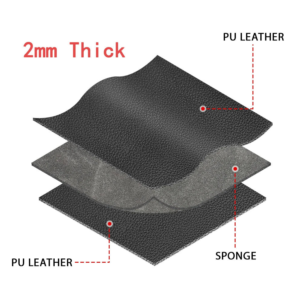 Universal Car Seat Covers PU Black Fashions Sports Seat Covers PU Car Seat Cover Universal Interior Accessories