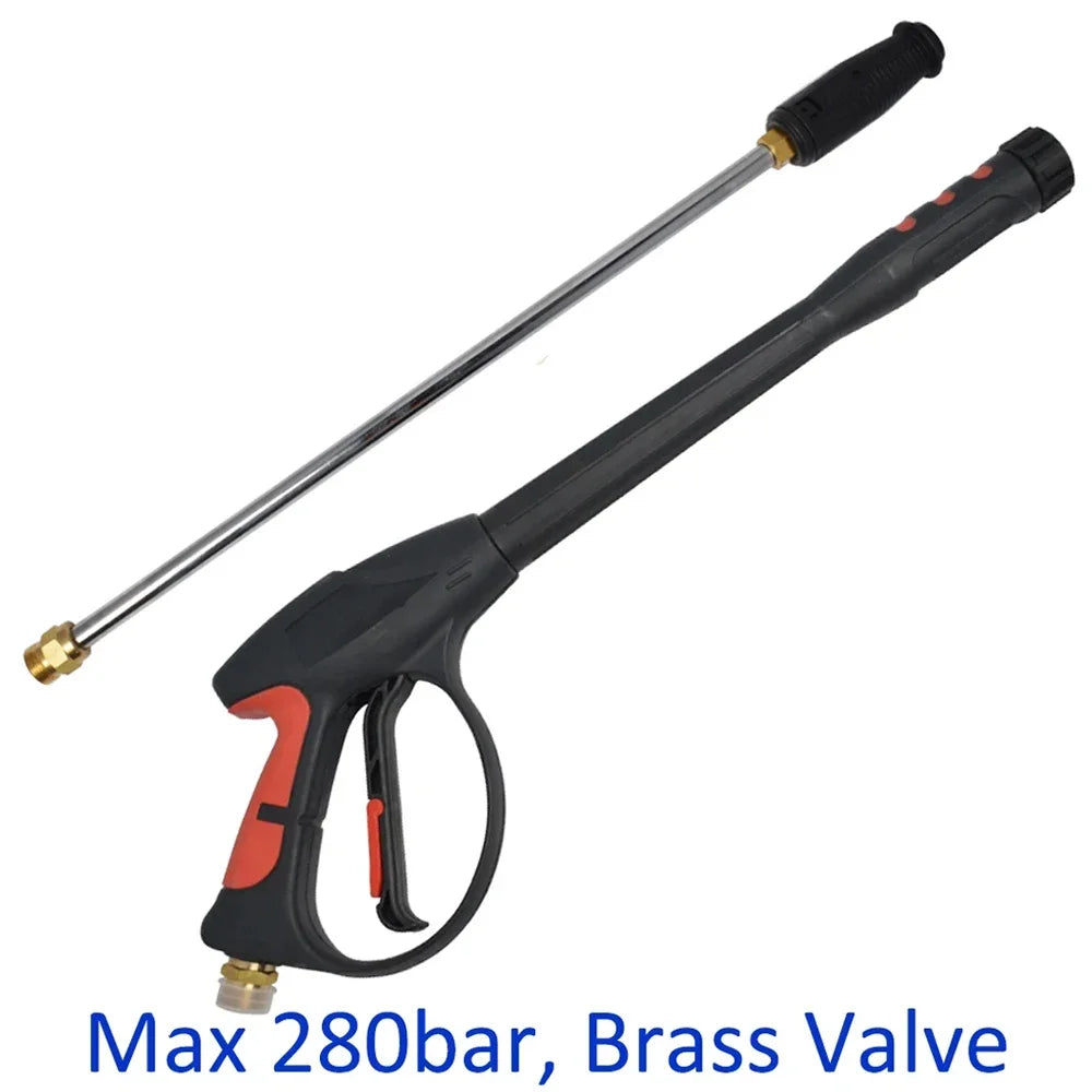 High quality pressure washer gun 280bar High Pressure Water Spray Gun Pistol Replacement car washer jet water gun M22 Inlet