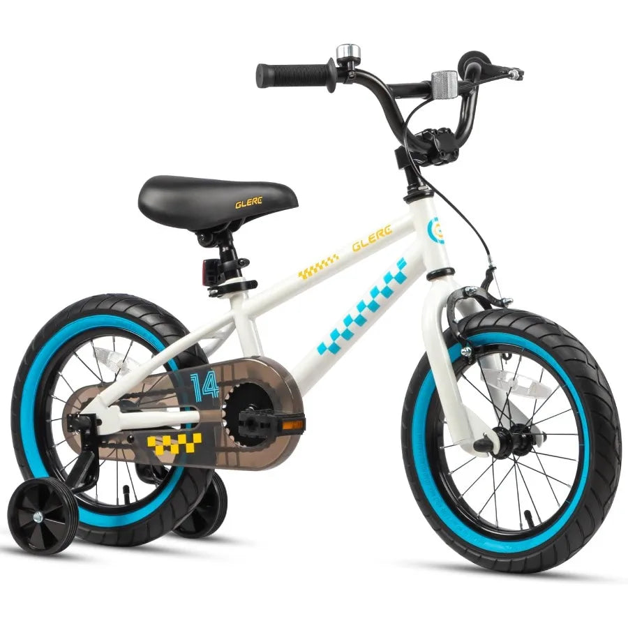 12 14 16 Inch Bike BMX Style for 2-8 Years Old Boys Girls Toddler Bicycles with Training Wheels Coaster Brake Multiple Colors P
