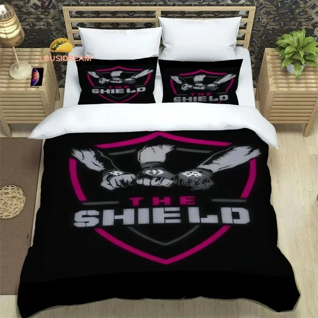 Wrestling Game WWE EAW Bedding Set Fashion Wrestling Sport American Nightmare Cody Rhodes Duvet Cover Bed Comforter Set