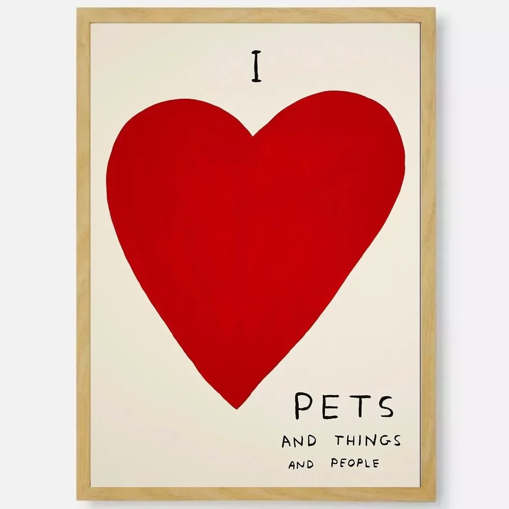 David Shrigley Art Canvas Prints Poster Modern Minimalism Funny Art Prints Living Room Bedroom Wall Art Home Decor Art Poster