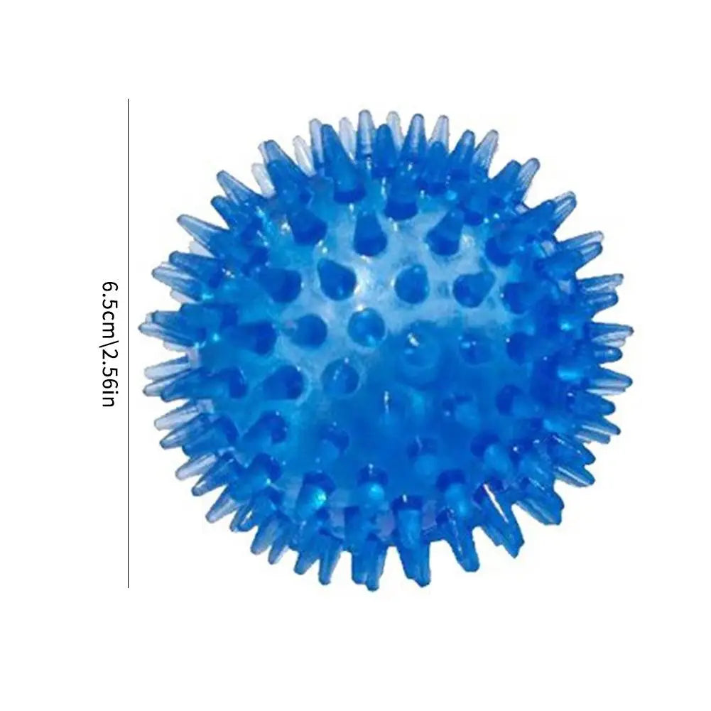 Pet Toy TPR Sound From Hi Toy Ball Dog Bite Resistant Elastic Prick Ball Medium Large Dog Toy