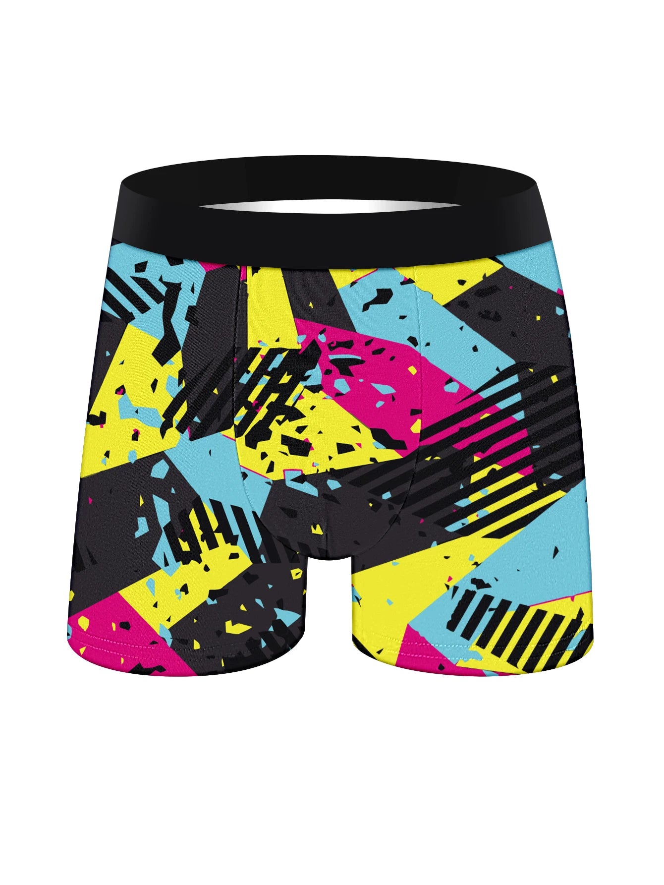 10Pcs Men'S Underwear Soft Comfortable Loose Skin-Friendly Men'S Long Boxers Briefs Trendy Colorful Fashionable Men'S Pants