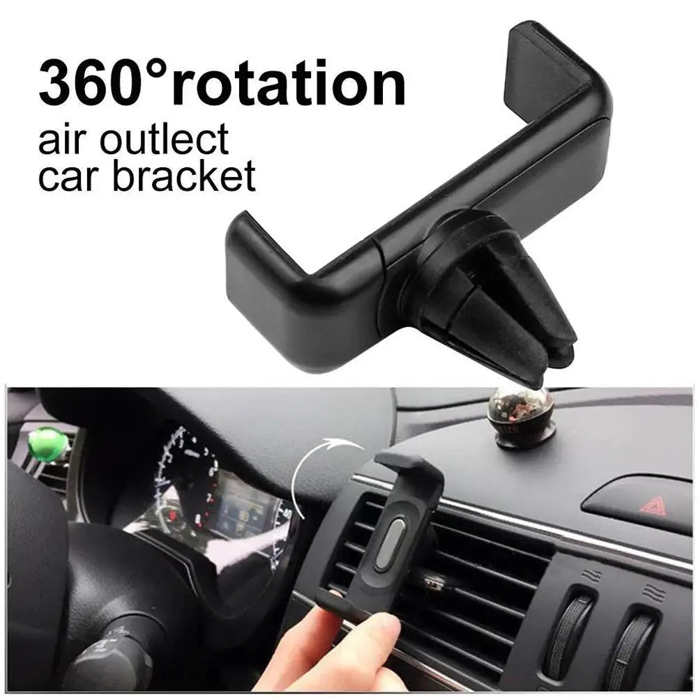Mini Cellphone Holder Car Air Outlet Mount Clip Interior Car Phone Holder Abs Universal Auto Phone Stand
