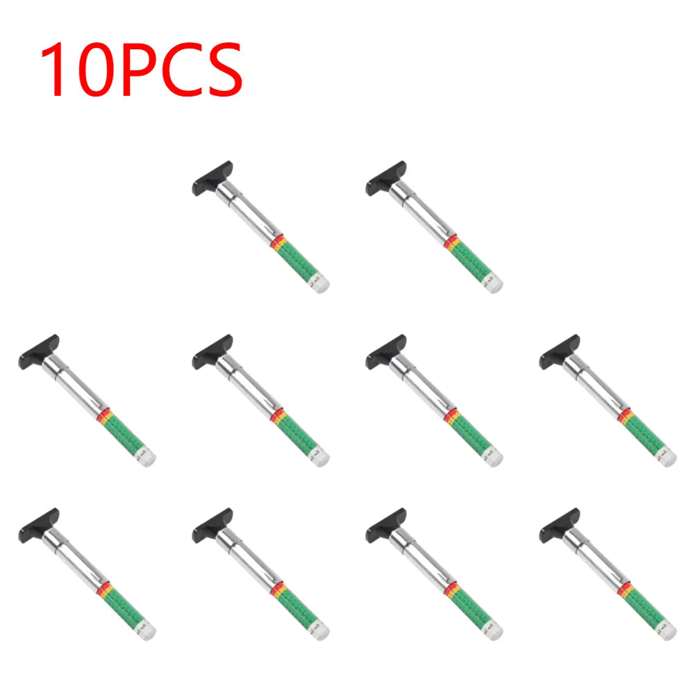 1-10pcs 0-25mm Car Wheel Tyre Measuring Digital Tire Tread Pattern Depth Thickness Gauge Auto Inspection Tools Supplies