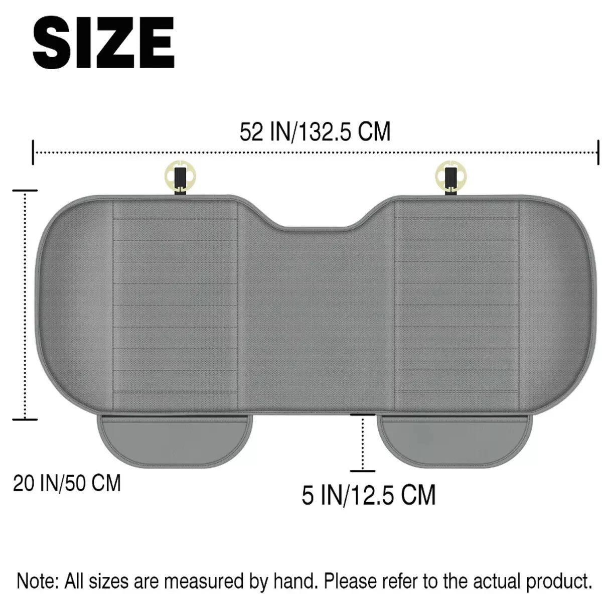 PU Leather Car Seat Cover Universal Vehicle Seat Cushion Anti Slip Chair Protector Mat Waterproof Sweatproof Surface