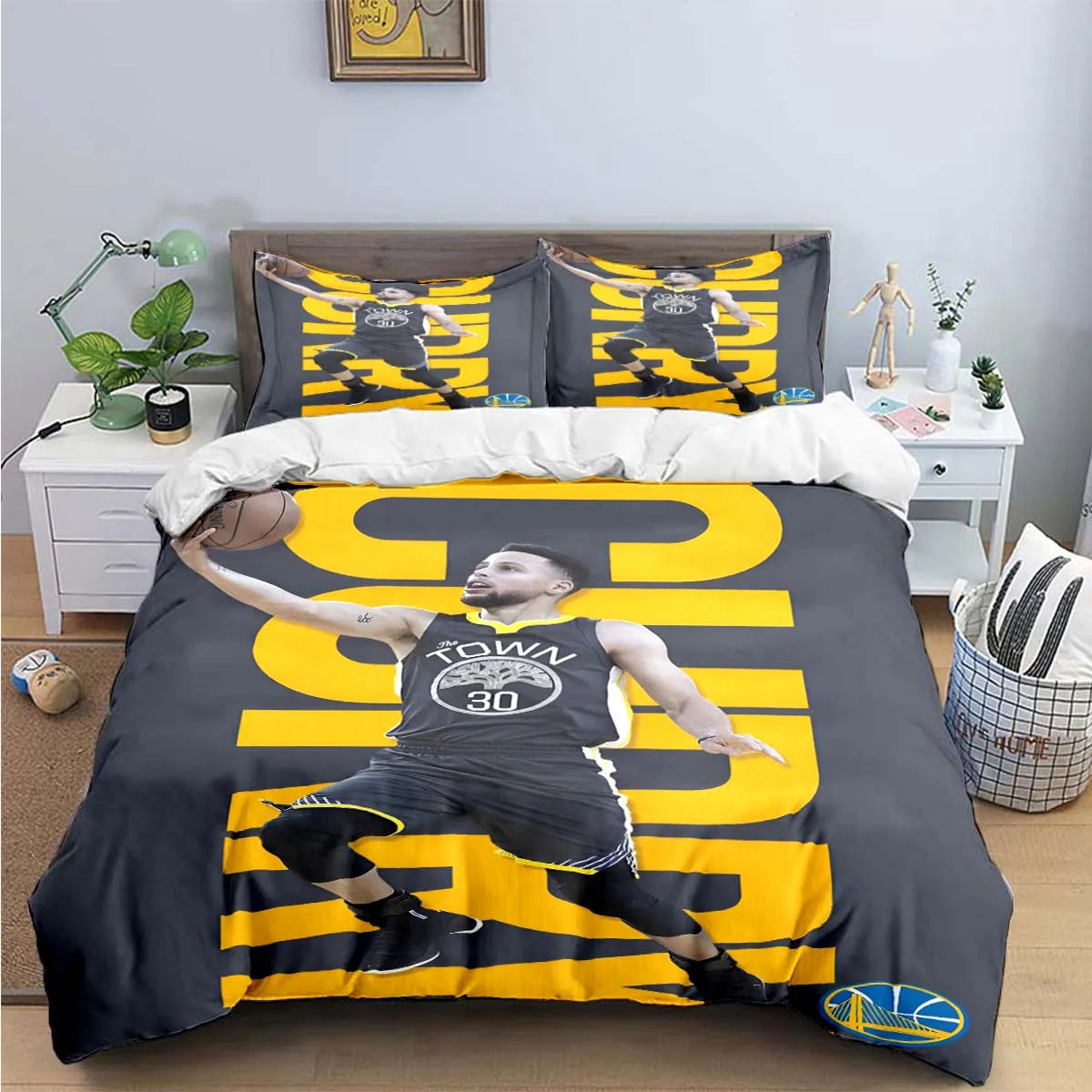 Fashion Basketball Star S-Stephen C-Curry  Print Bedding Sets Bed Supplies Set Duvet Cover Bed Comforter Set Bedding Set Gift