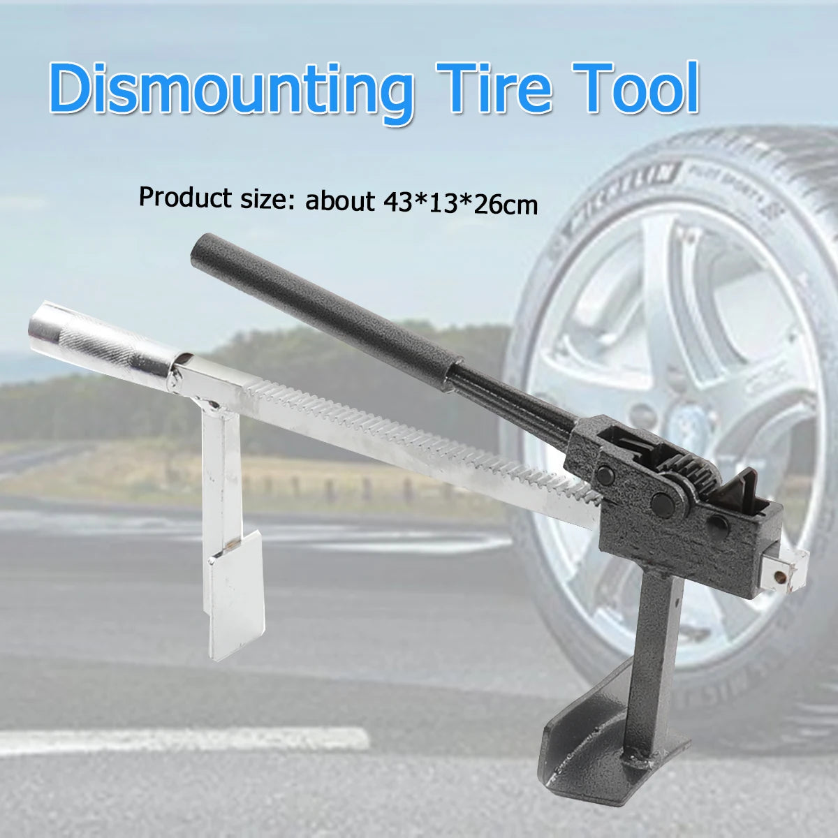 Vacuum Tire Bead Breaker Removal Tool Tire Changer for Motorbike Tire Changer Repair AccessoryManual Tire Raking Machine