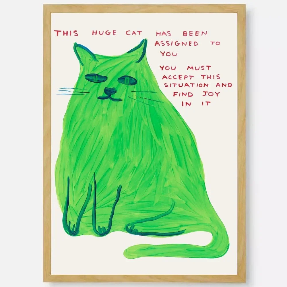 David Shrigley Art Canvas Prints Poster Modern Minimalism Funny Art Prints Living Room Bedroom Wall Art Home Decor Art Poster