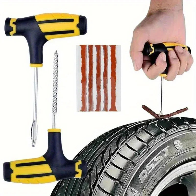 Car Tire Repair Kit Practical Tools Durable Tire Strips Super Glue Included Auto Emergency Repair Kit Optional with/without glue