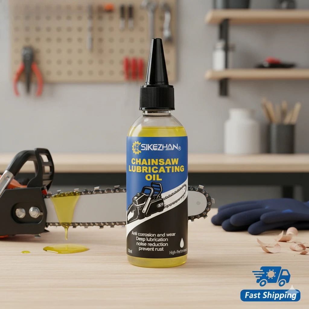 Chainsaw Lubricating Oil – Professional Chain Lubricant for Chainsaws, Deep Lubrication to Reduce Noise and Prevent Rust