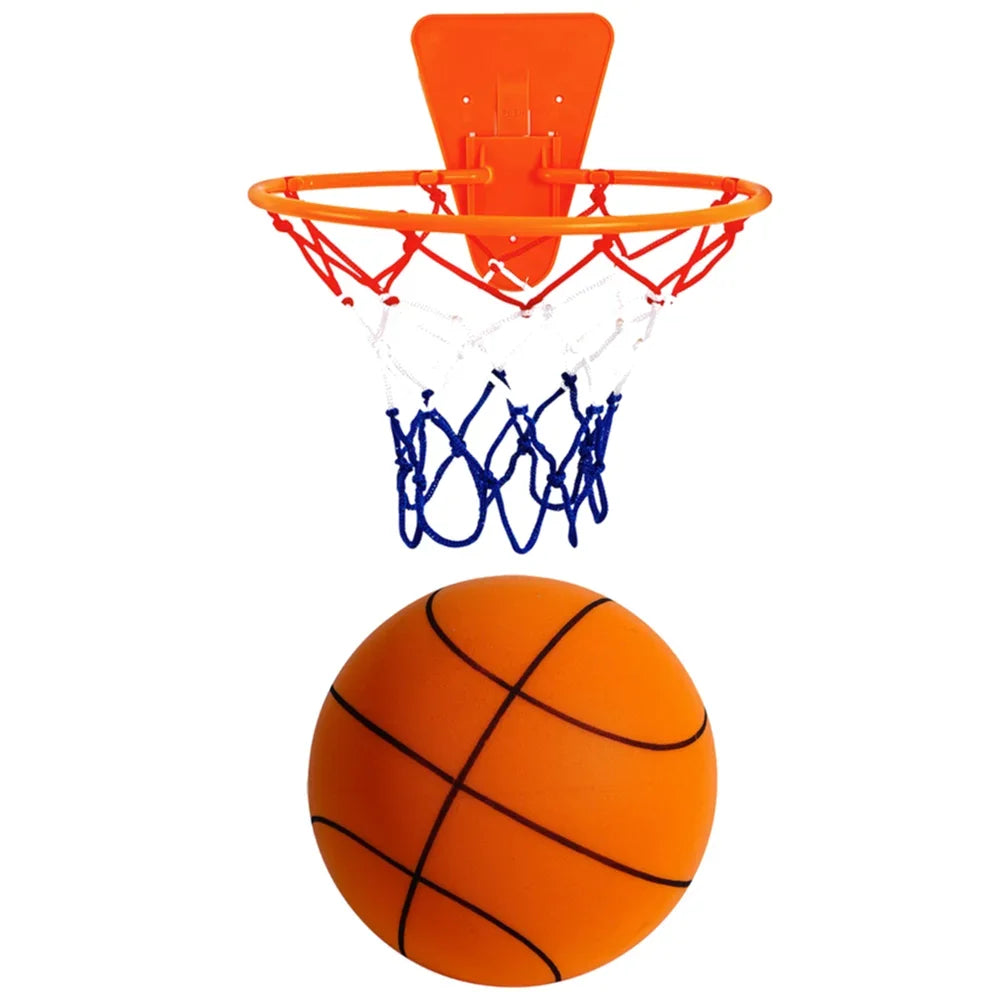 18/21/24cm No Noise Basketball Size 3/5/7 Multicolour Sponge Basketball Indoor Training Ball Bouncing for Kids Christmas Gifts