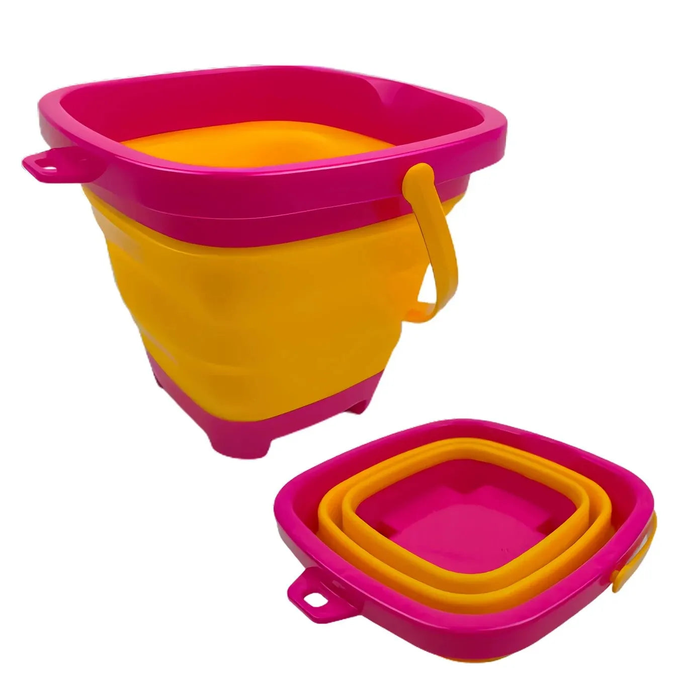 Children's Collapsible Bucket Dredging Sand Multi-functional Portable Beach Water Toy