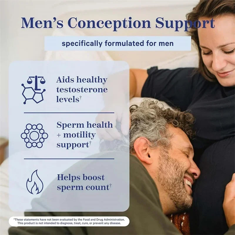 Male Fertility - Antioxidant,Promote Male Reproductive Health, Enhance Fertility,Improve Sperm Motility, Non-GMO,Non-irritating