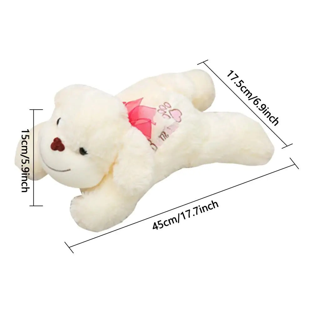 Dog Plush Doll Soft Huggable Doll Cute Dog Plush Toy Sleeping Companion Playful Doll For Kids Adults Dog Lover