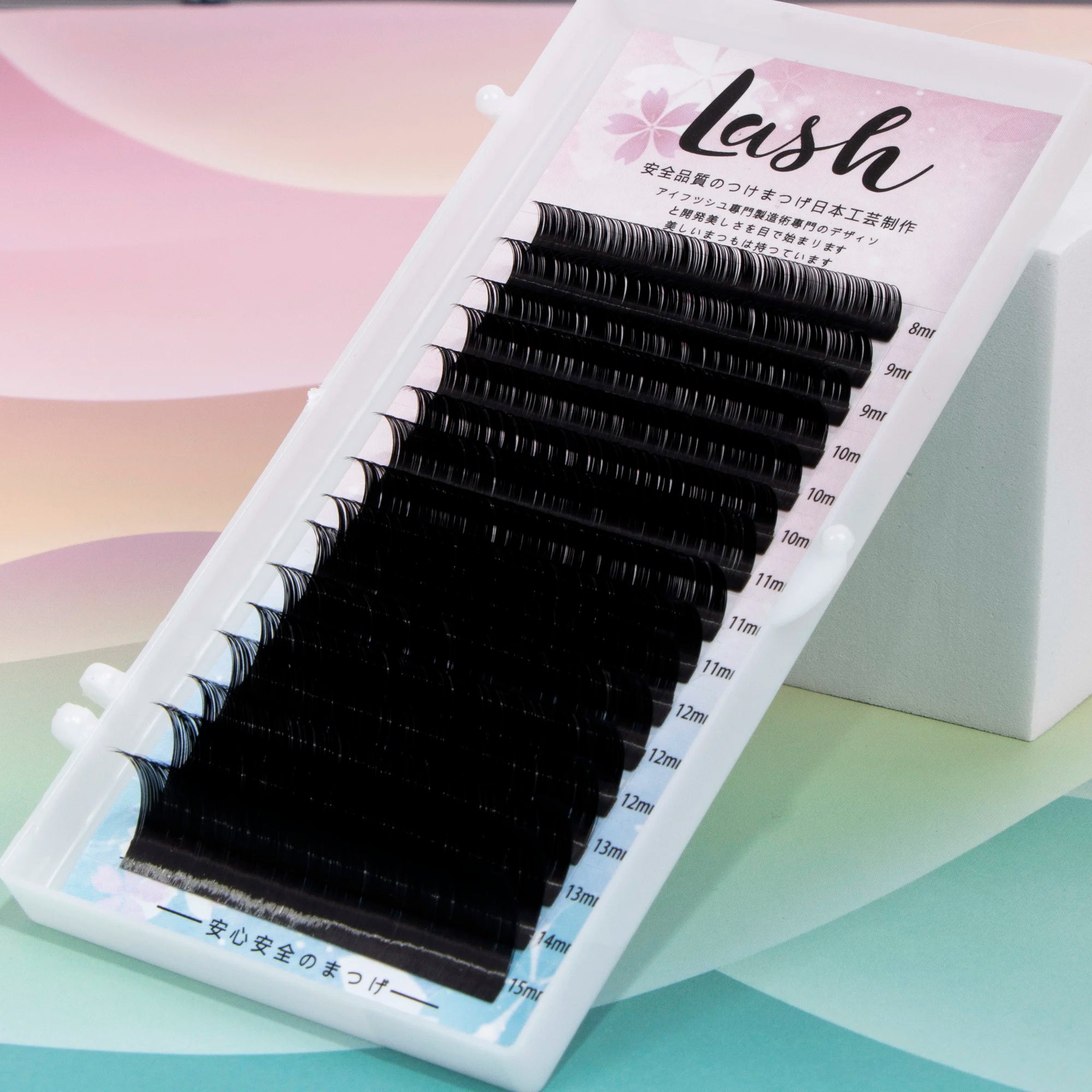 AYRMILLA 16 rows 8-15mm Individual cluster lashes Natural False eyelashes mixed puffy soft eye-catching 3D eye black slender